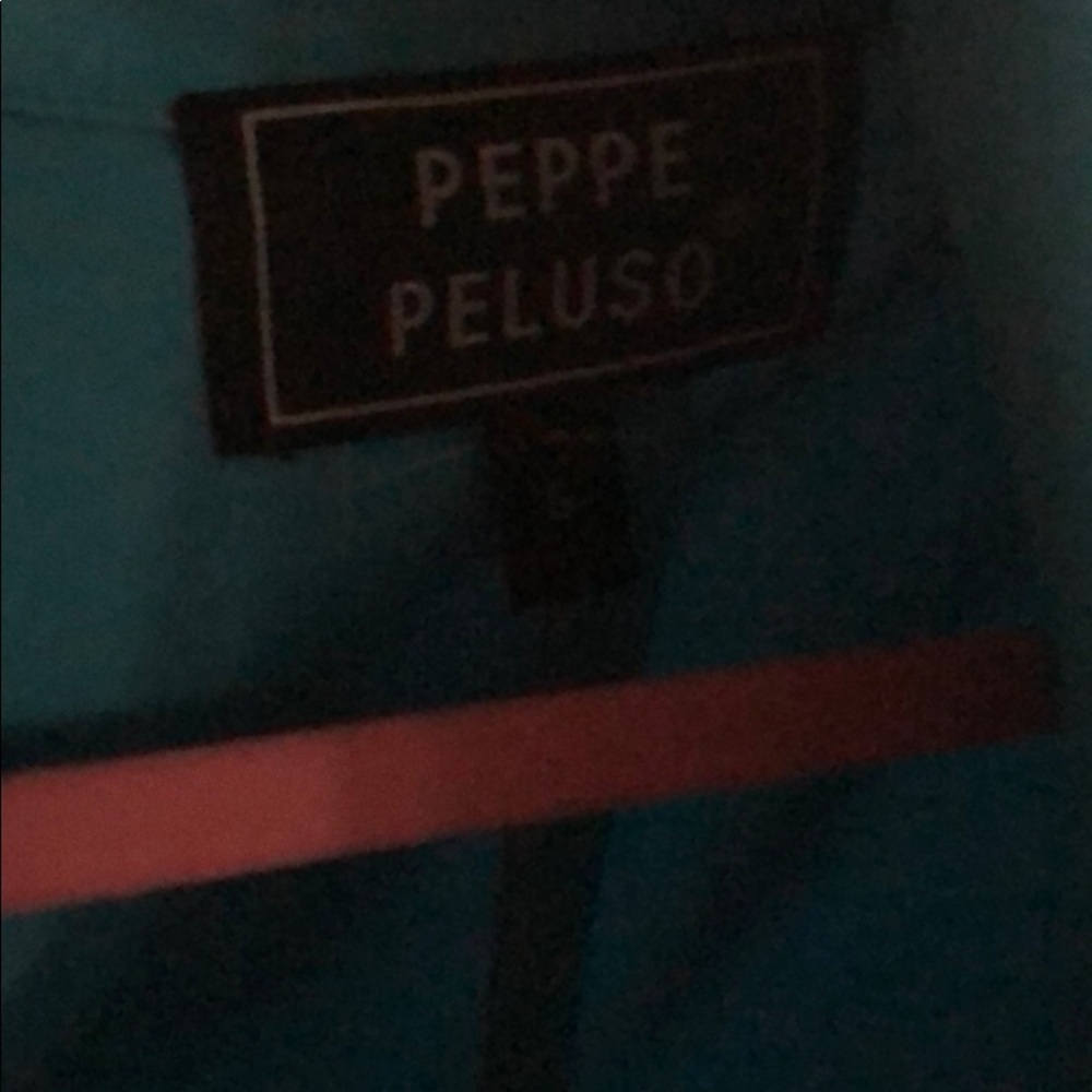 blue peplum pea coat - Picture 4 of 4